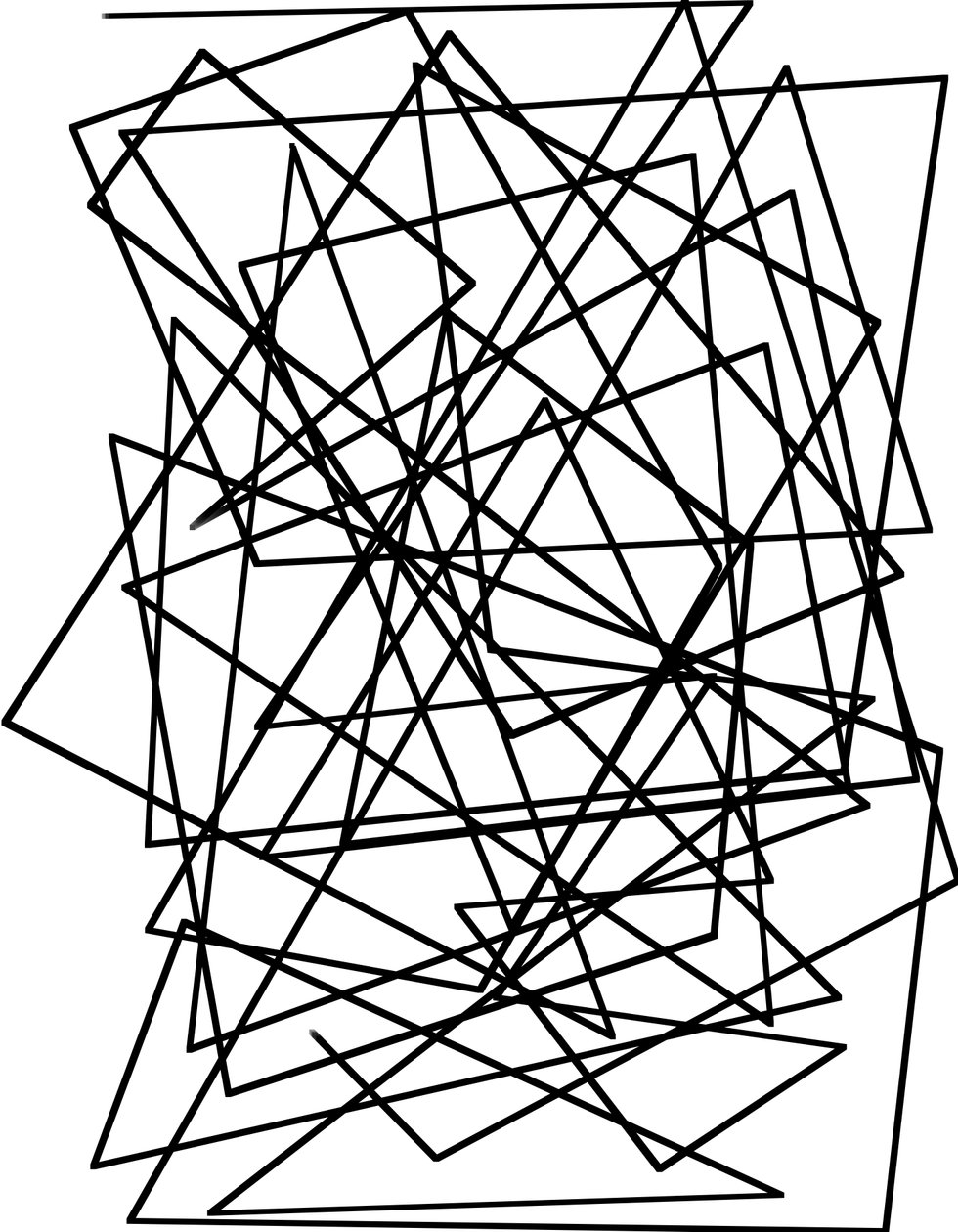 वन, 2019, (ड्राइंग) द्वारा एलेक्स कैमिंकर