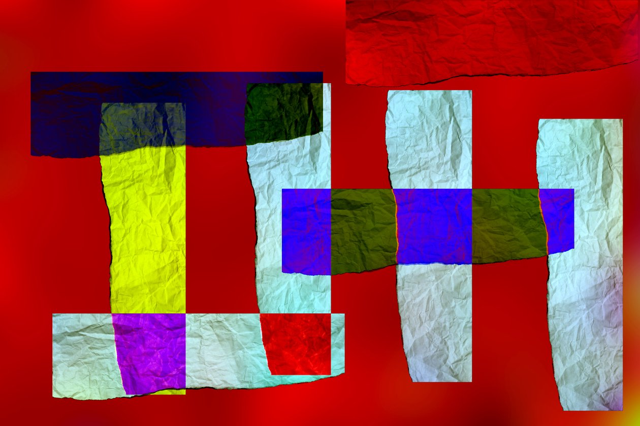 etude #10,2019,(मिश्रित मीडिया) द्वारा एलेक्स कैमिंकर