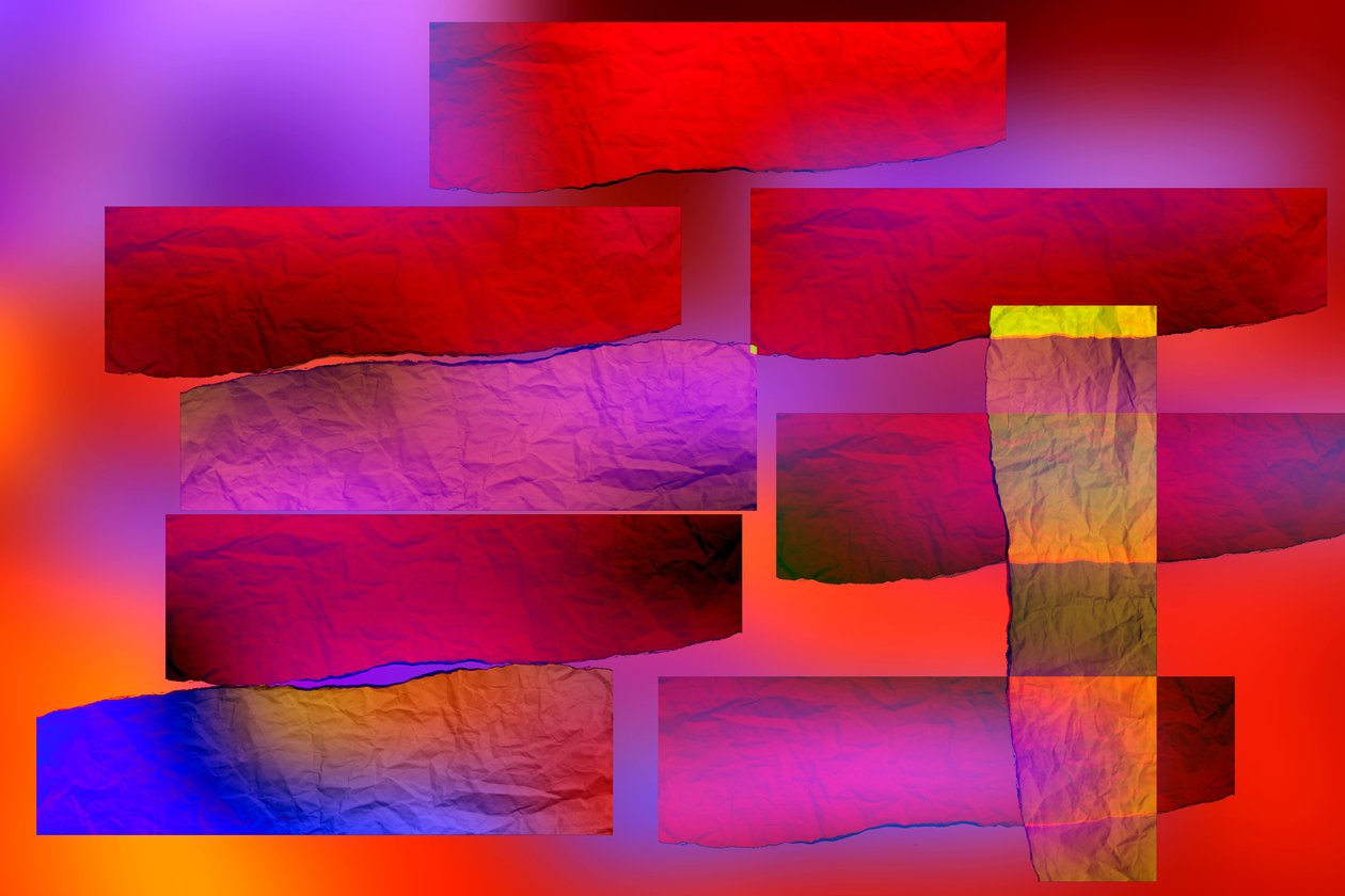 etude #13,2019,(मिश्रित मीडिया) द्वारा एलेक्स कैमिंकर