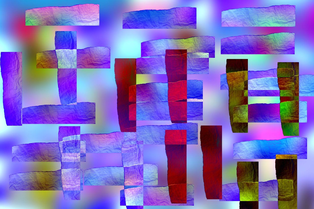 etude #16,2019,(मिश्रित मीडिया) द्वारा एलेक्स कैमिंकर