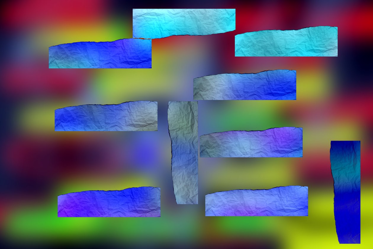 etude #2,2019,(मिश्रित मीडिया) द्वारा एलेक्स कैमिंकर