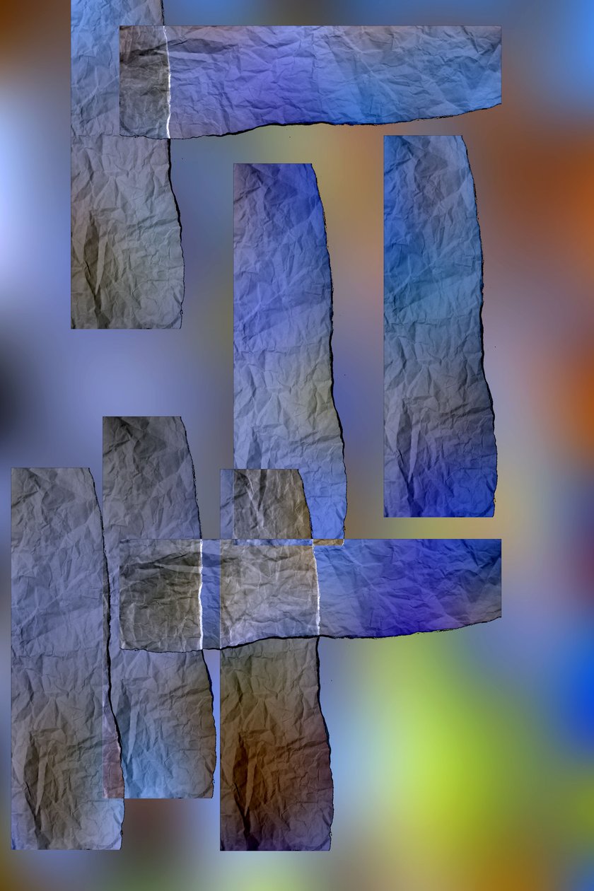 etude #6,2019,(मिश्रित मीडिया) द्वारा एलेक्स कैमिंकर