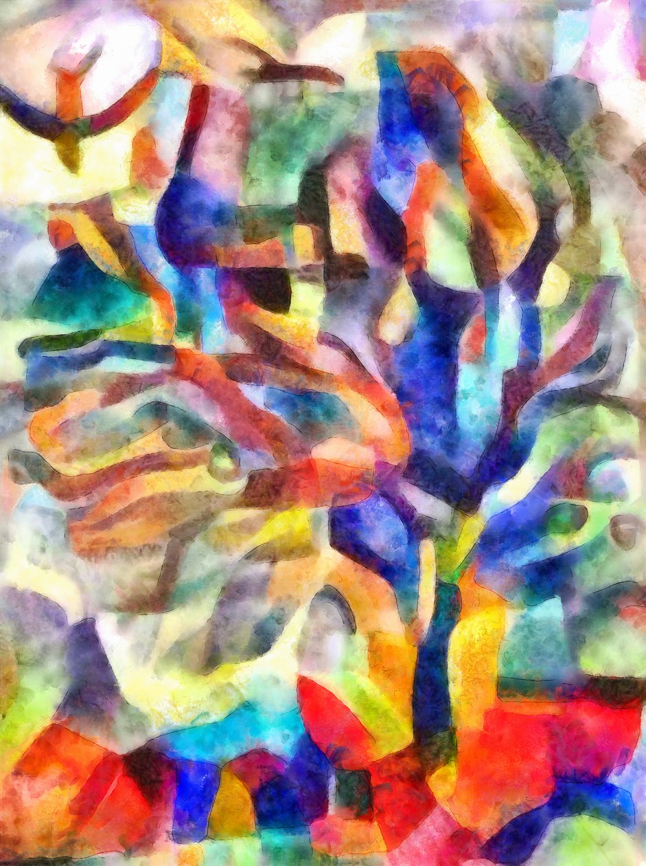 फल का पेड़, 2017, (मिश्रित मीडिया) द्वारा एलेक्स कैमिंकर