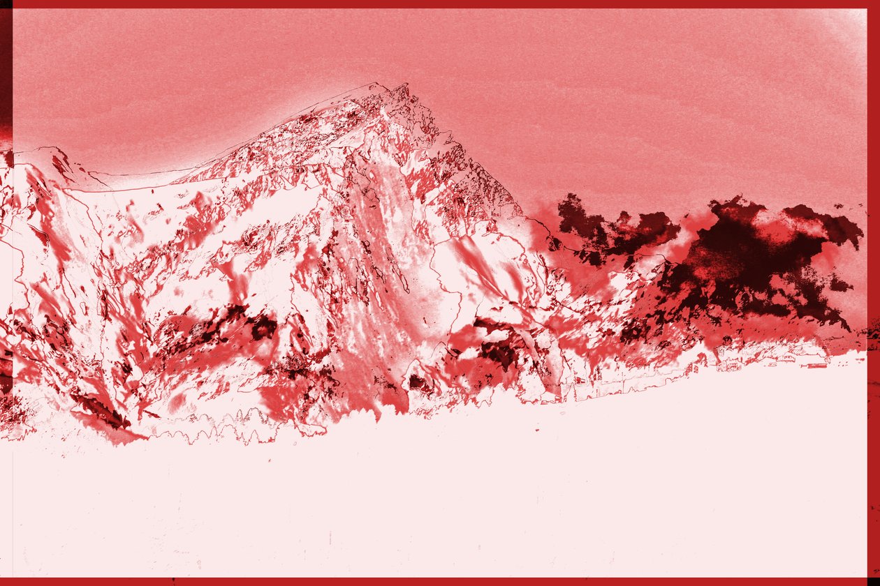 पहाड़, 2019, (मिश्रित मीडिया) द्वारा एलेक्स कैमिंकर