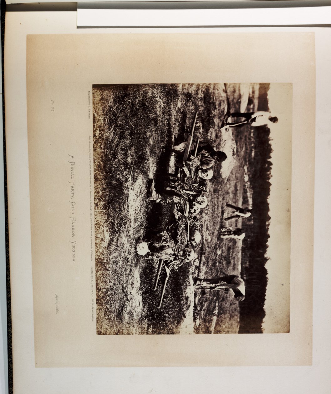 गार्डनर की फोटोग्राफिक स्केचबुक ऑफ़ द वार। 2 खंड।, 1866 (सीपिया फोटो) द्वारा अलेक्जेंडर गार्डनर