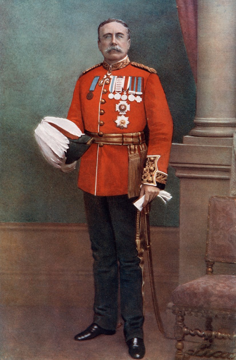 सर विलियम लॉकहार्ट, कमांडर इन चीफ इन इंडिया, c1900 1902 द्वारा अलेक्जेंडर बेसानो