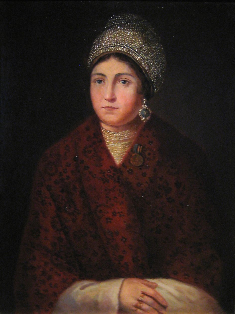 वासिलिसा कोझीना, 1813 द्वारा अलेक्जेंडर एफ. स्मिरनोव