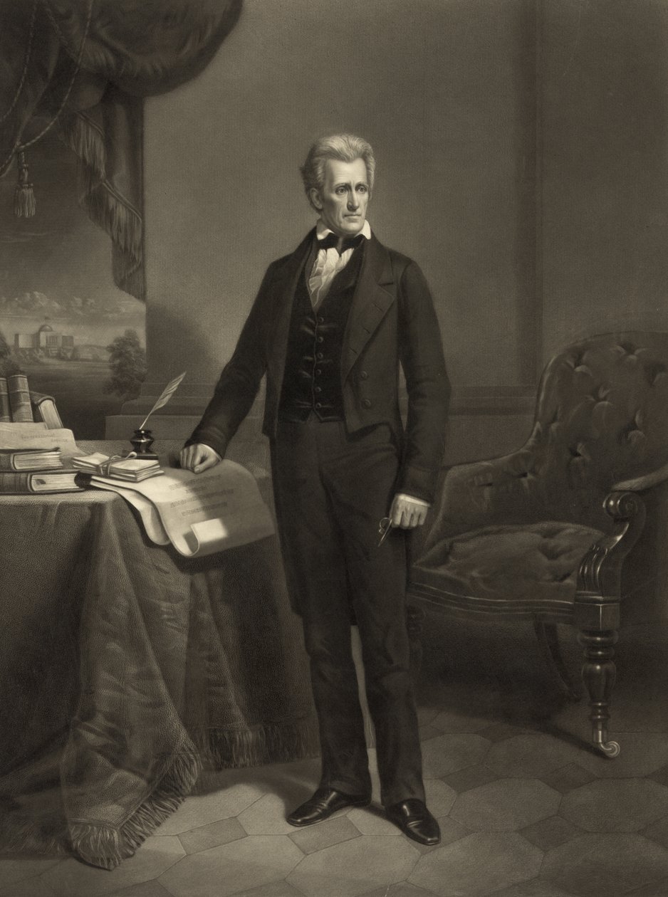 राष्ट्रपति जैक्सन, c.1860 द्वारा अलेक्जेंडर हे रिची