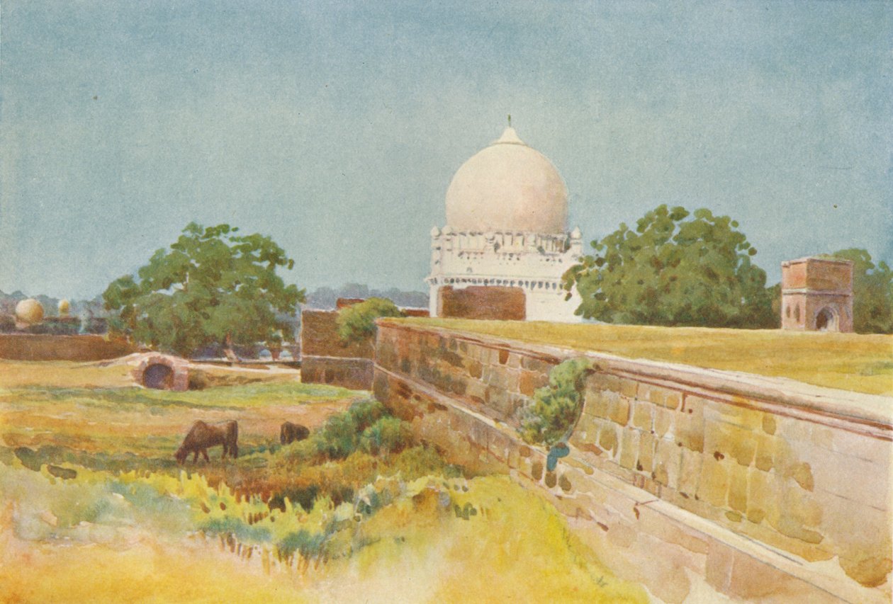 ए नामलेस मकबरा, बीजापुर, c1880 1905। द्वारा अलेक्जेंडर हेनरी हल्लम मरे