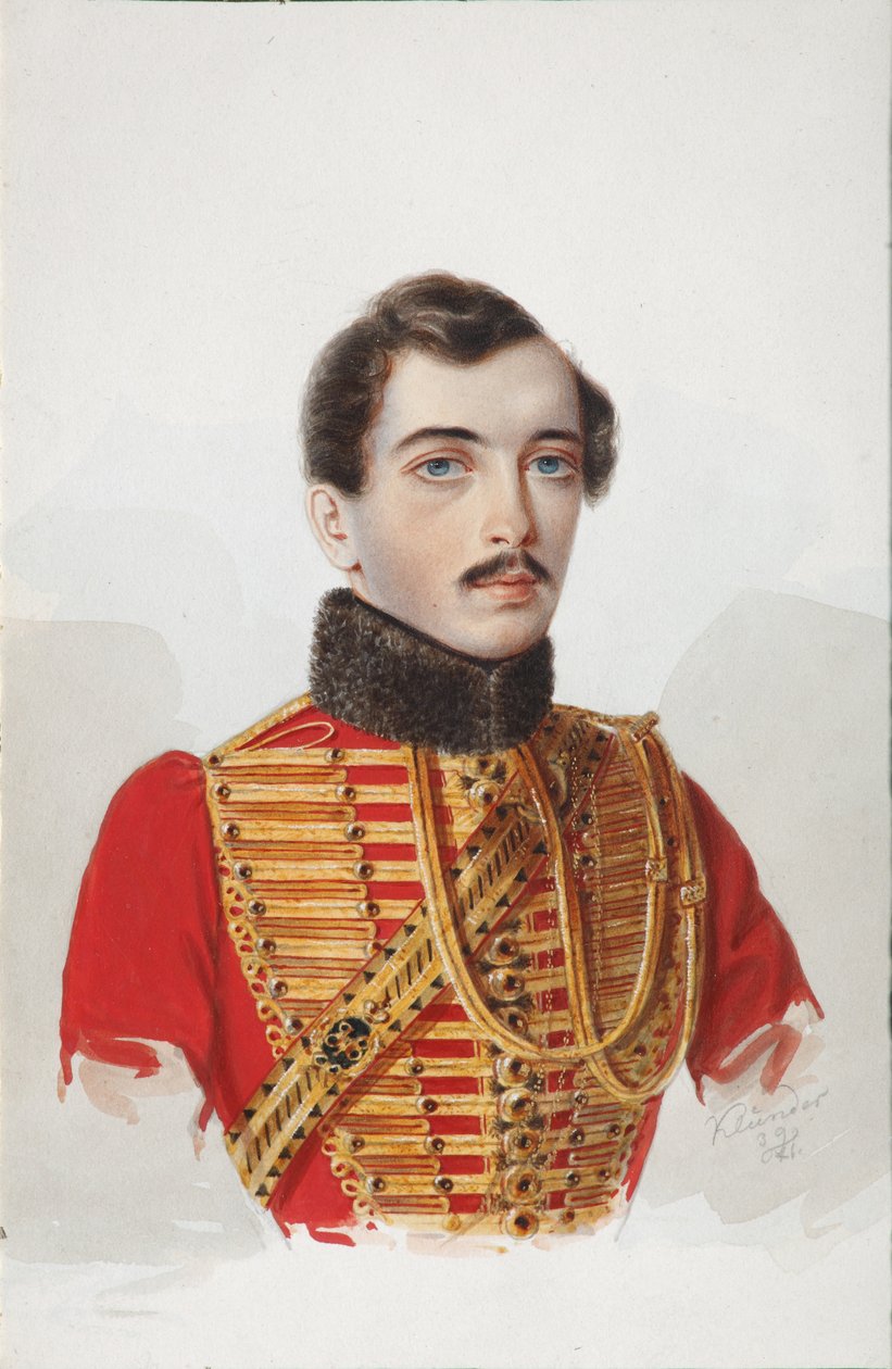 एनवी नोवोसोल्टसेव का पोर्ट्रेट, 1839 द्वारा अलेक्जेंडर इवानोविच क्लुंडर