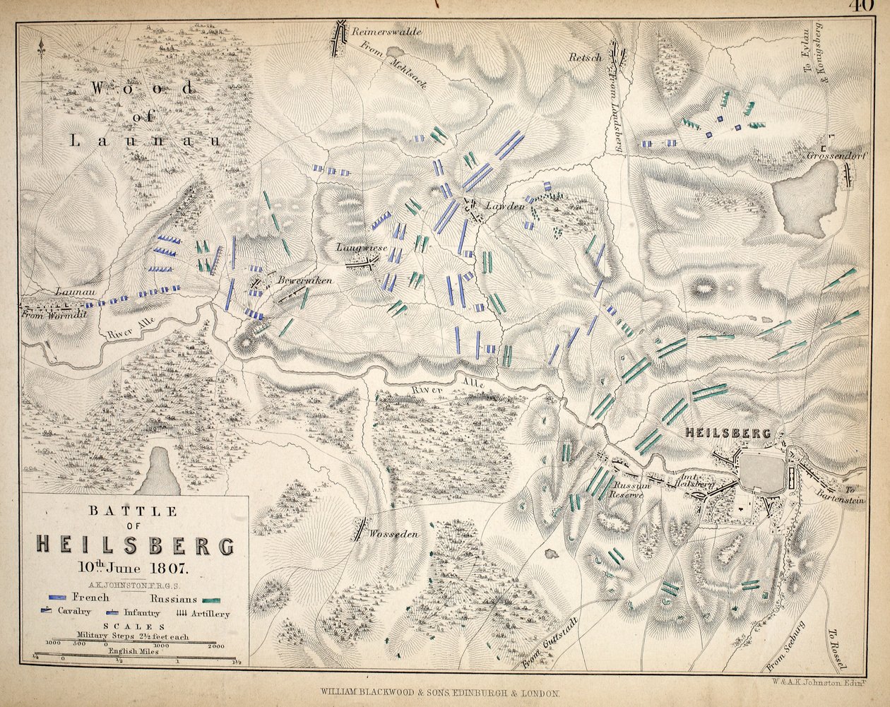 विलियम ब्लैकवुड एंड संस, एडिनबर्ग und लंदन, 1848 (हाथ से रंग की उकेरी) द्वारा प्रकाशित हेल्सबर्ग का मानचित्र द्वारा अलेक्जेंडर कीथ जॉनसन