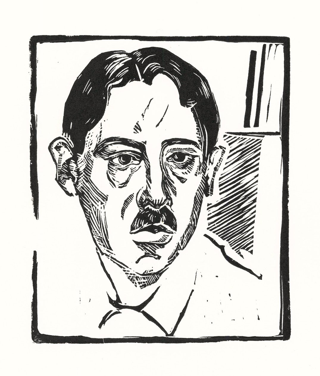 सेल्फ-पोर्ट्रेट, 1919 द्वारा अलेक्जेंडर वासिलीविच शेचेंको