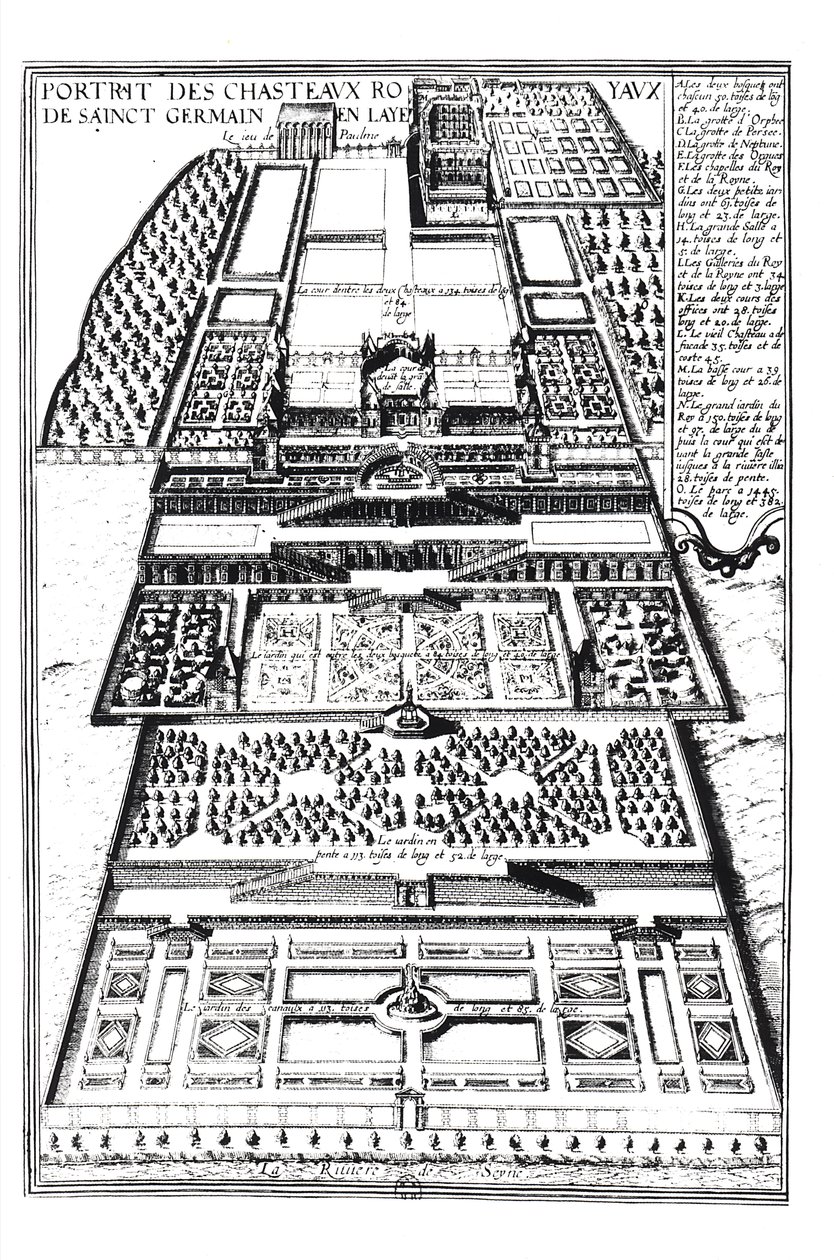 सेंट-जर्मेन-एन-ले की नई चेटू, 1614 द्वारा अलेक्जेंड्रे फ्रैंकिनी