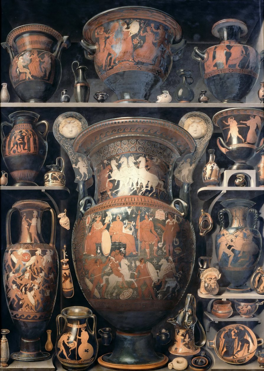 ग्रीक और एट्रीस्कैन vases द्वारा अलेक्जेंड्रे इसिडोर लेरॉय डी बर्डे