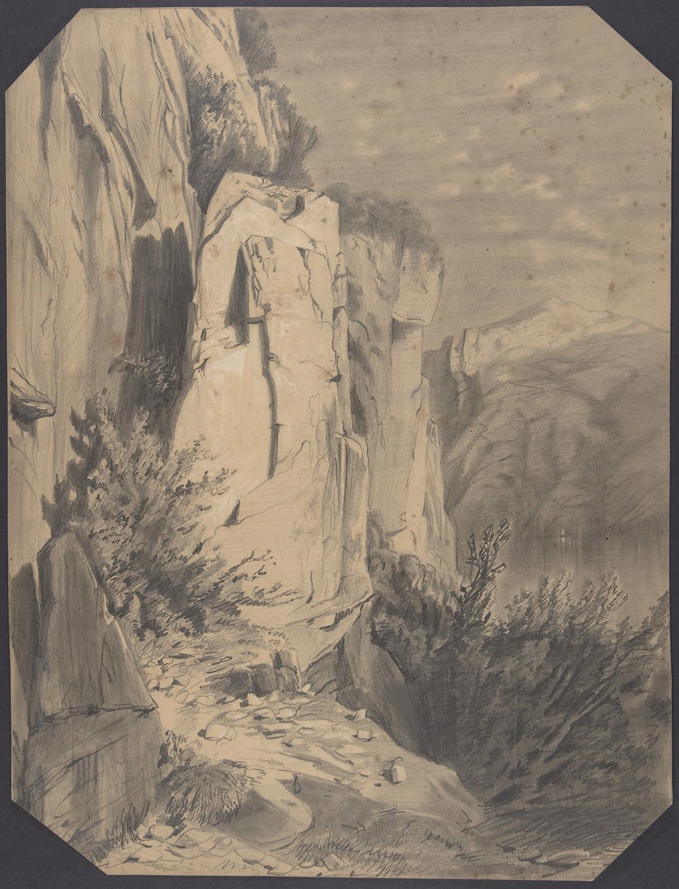Forets et Montagnes।, 19वीं शताब्दी के मध्य तक। द्वारा अलेक्जेंड्रे कैलामे