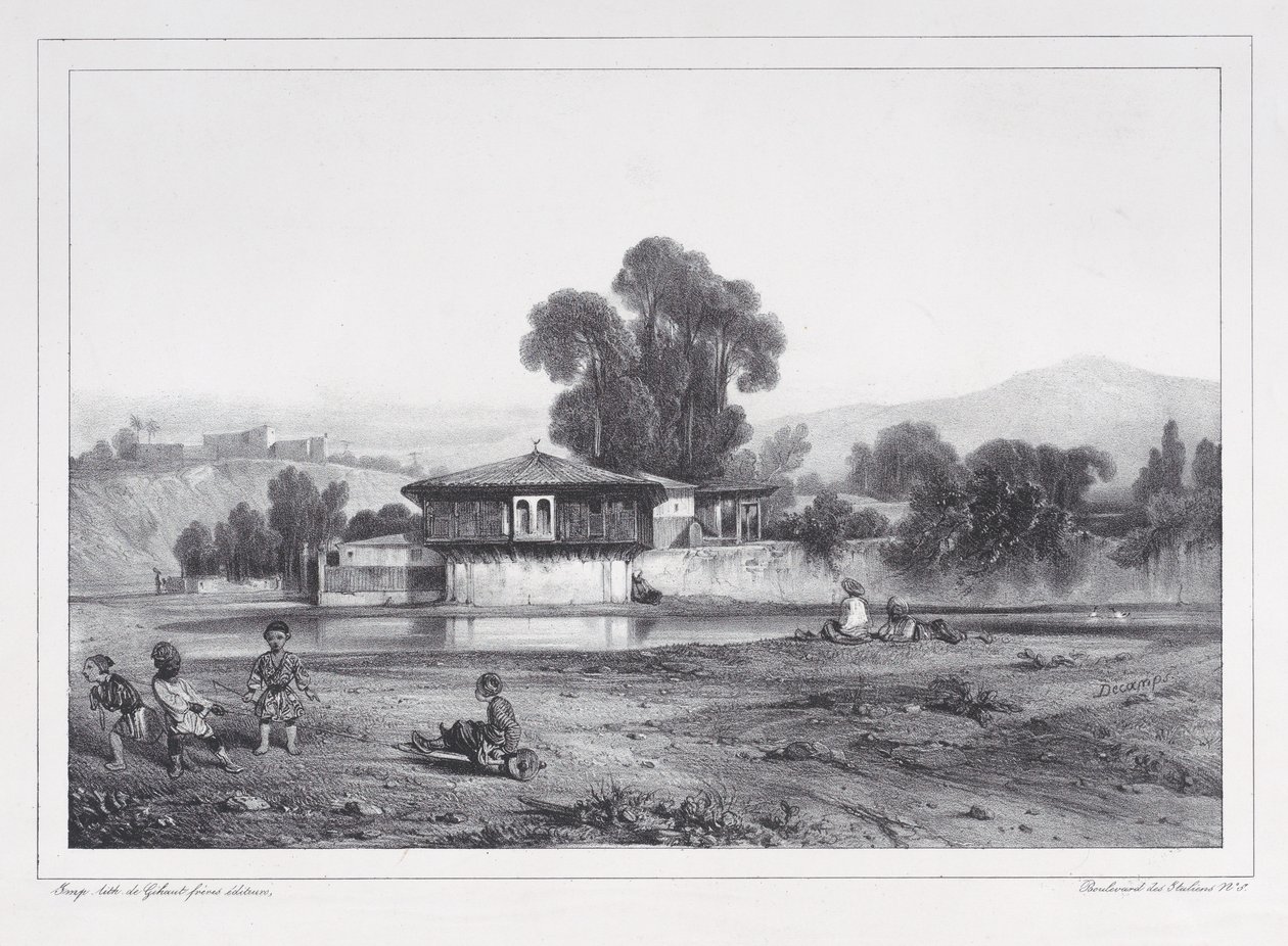 तुर्की बैरक, 1823-60। द्वारा अलेक्जेंड्रे गेब्रियल डिकैम्प्स