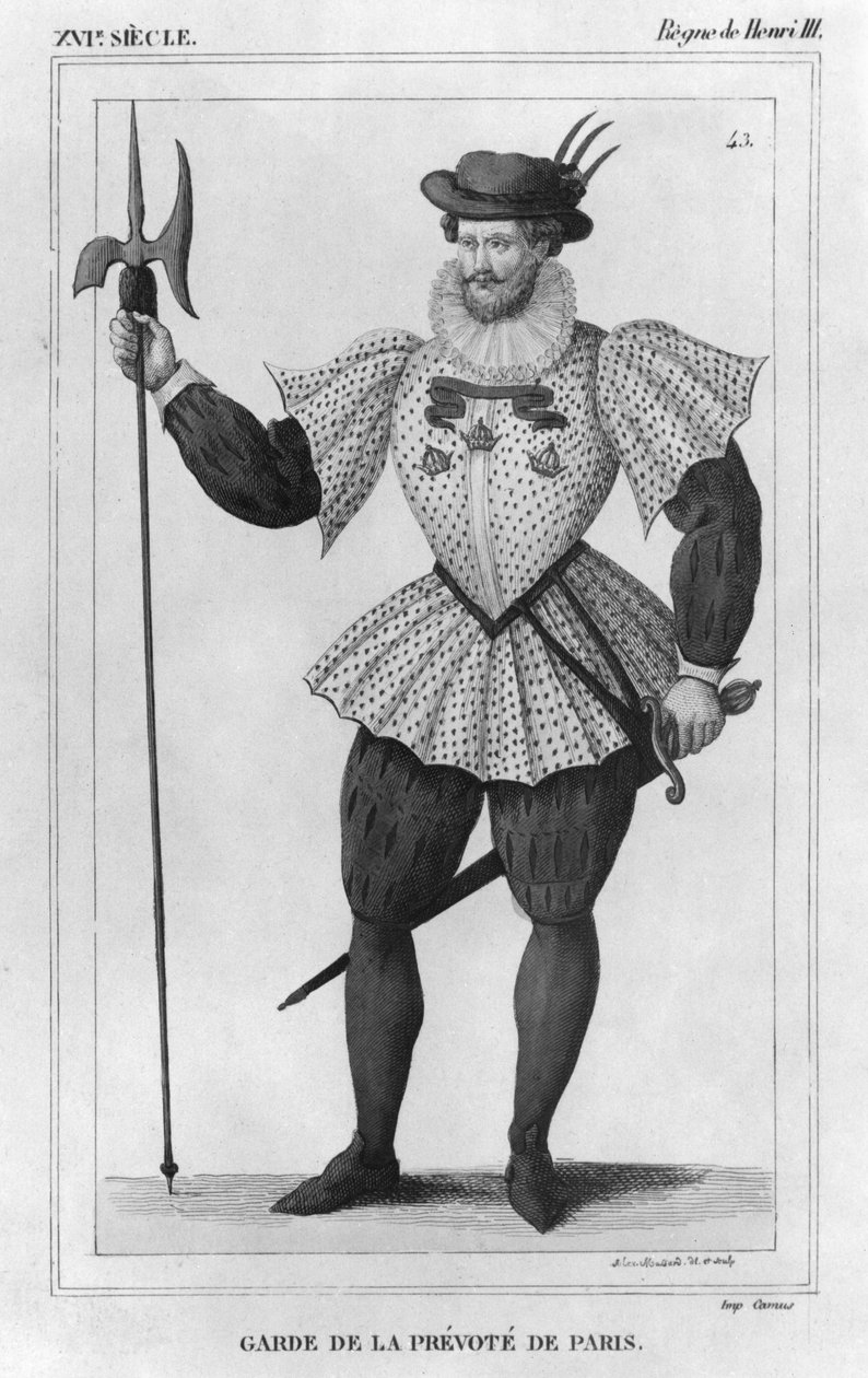 हेनरी III (1574-89) के शासनकाल के दौरान पेरिस की उत्तेजक संस्था का संरक्षक द्वारा अलेक्जेंड्रे मसर्ड
