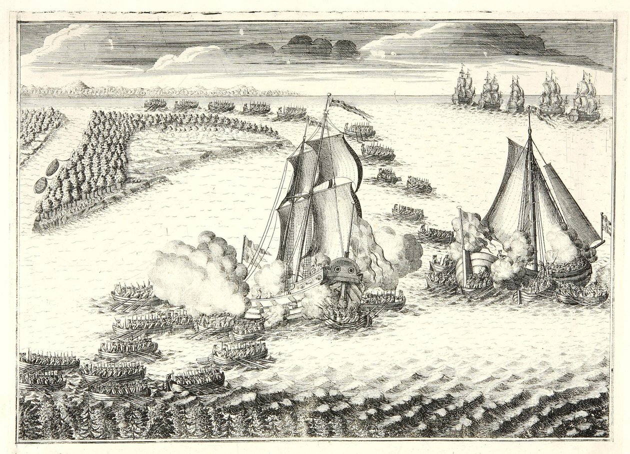 18 मई, 1703, 1720 को नेवा के मुंह पर लड़ाई द्वारा एलेक्सी फ्योडोरोविच जुबोव