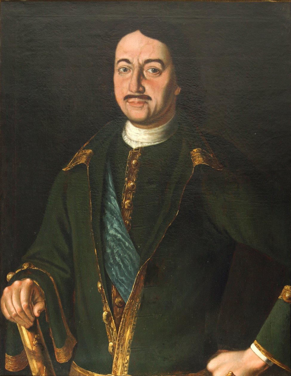 सम्राट पीटर I की महान चित्र 1672-1725, 1758 द्वारा एलेक्सी पेट्रोविच एंट्रोपोव