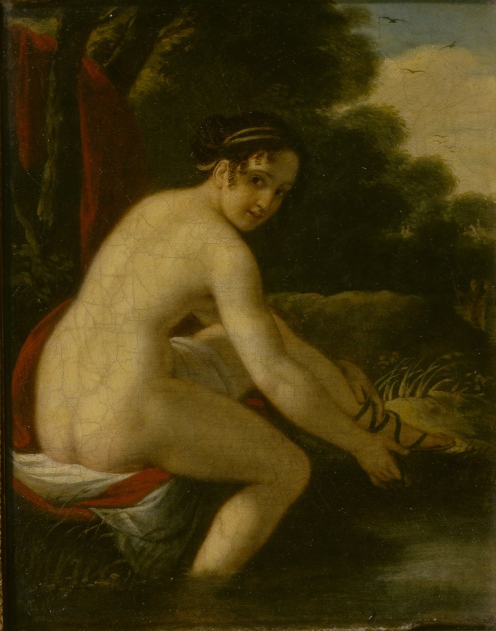 सुज़ाना अपने स्नान में, 1813 द्वारा एलेक्सी येगोरोविच येगोरोव