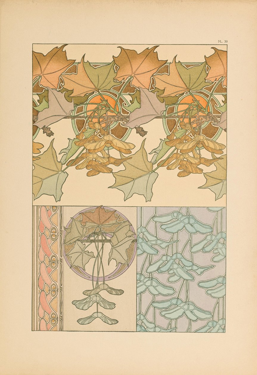 सजावटी दस्तावेज़, 1902। द्वारा अल्फोंस मैरी मुचा