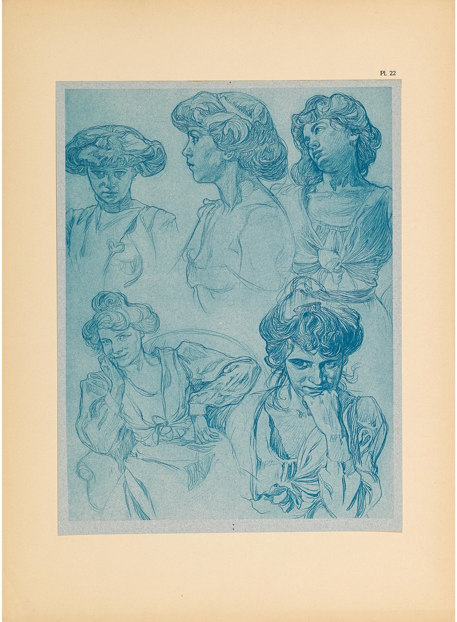 सजावटी दस्तावेज़, 1902। द्वारा अल्फोंस मैरी मुचा