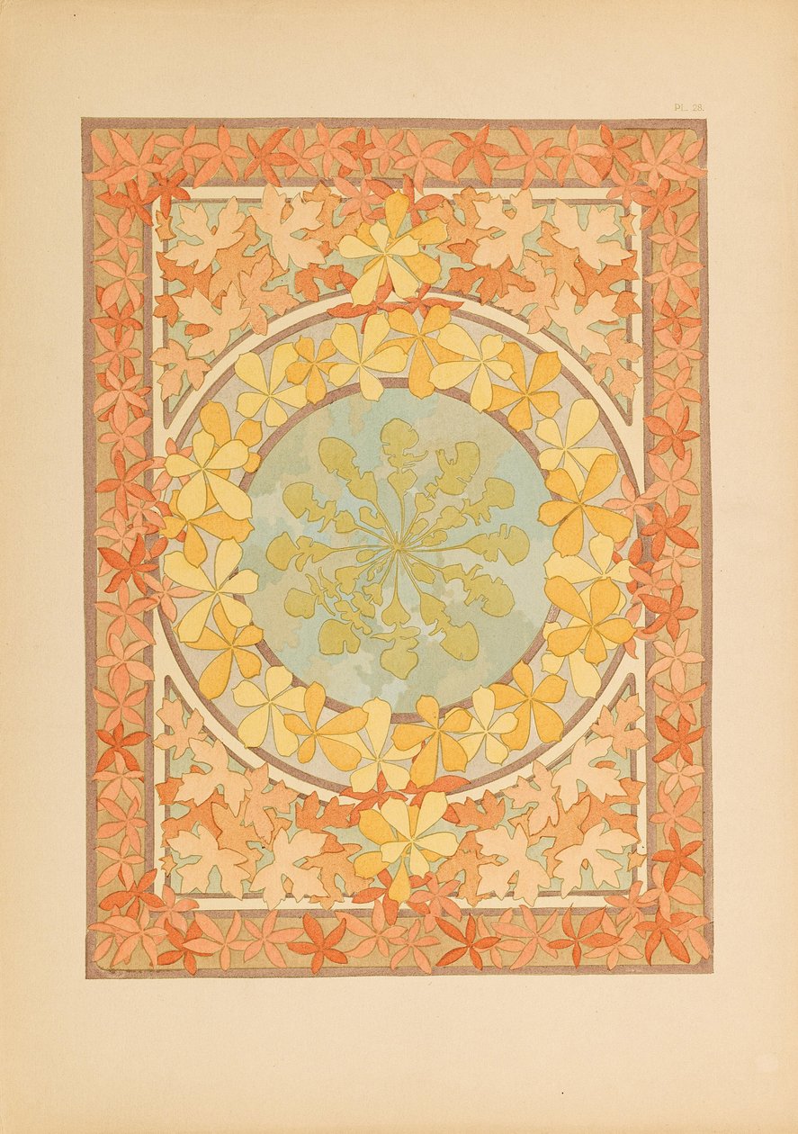 सजावटी दस्तावेज़, 1902। द्वारा अल्फोंस मैरी मुचा