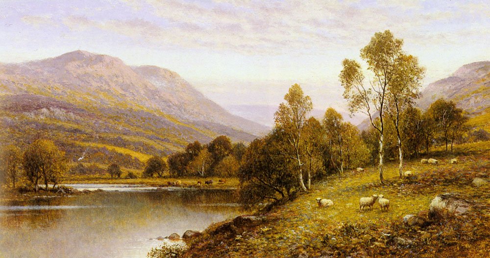 अर्ली इवनिंग, Cumbria द्वारा अल्फ्रेड ऑगस्टस ग्लेंडनिंग