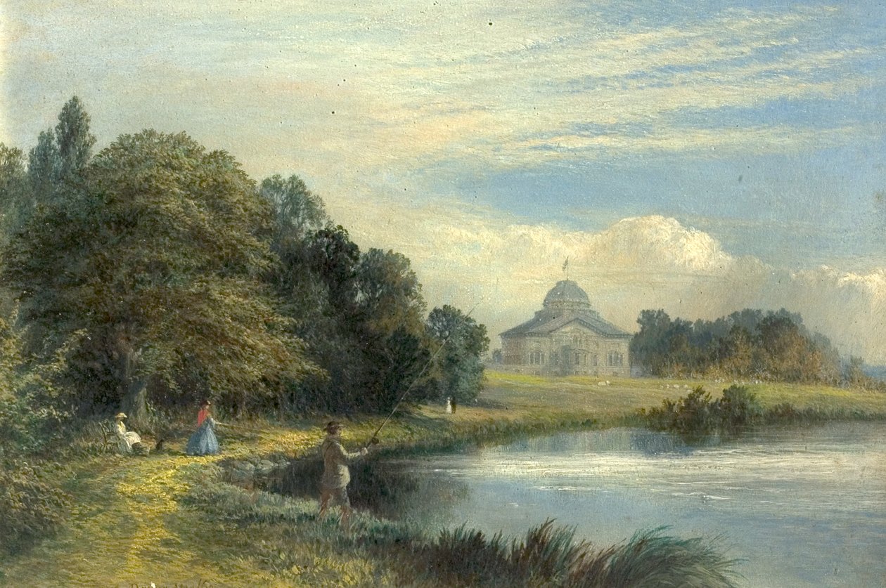 नथॉल मंदिर, नॉटिंघमशायर, 1869 द्वारा अल्फ्रेड डॉसन