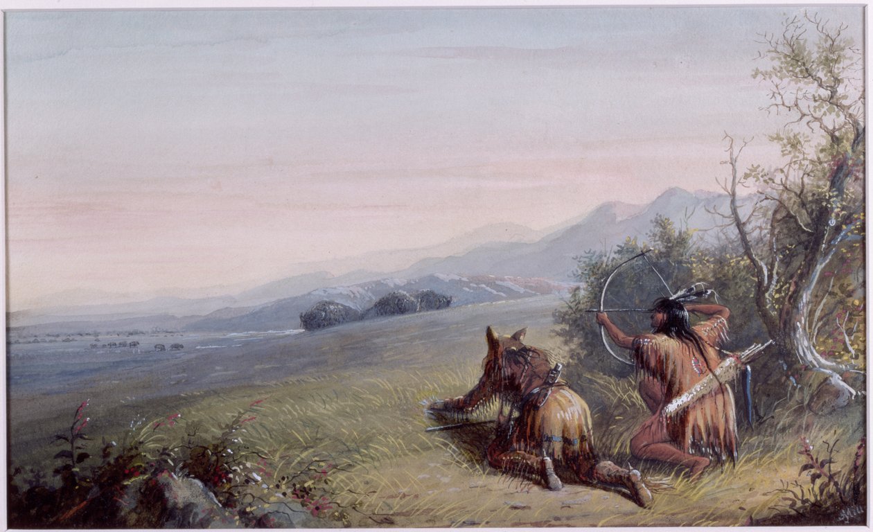 बफ़ेलो का अनुमोदन, 1837 द्वारा अल्फ्रेड जैकब मिलर