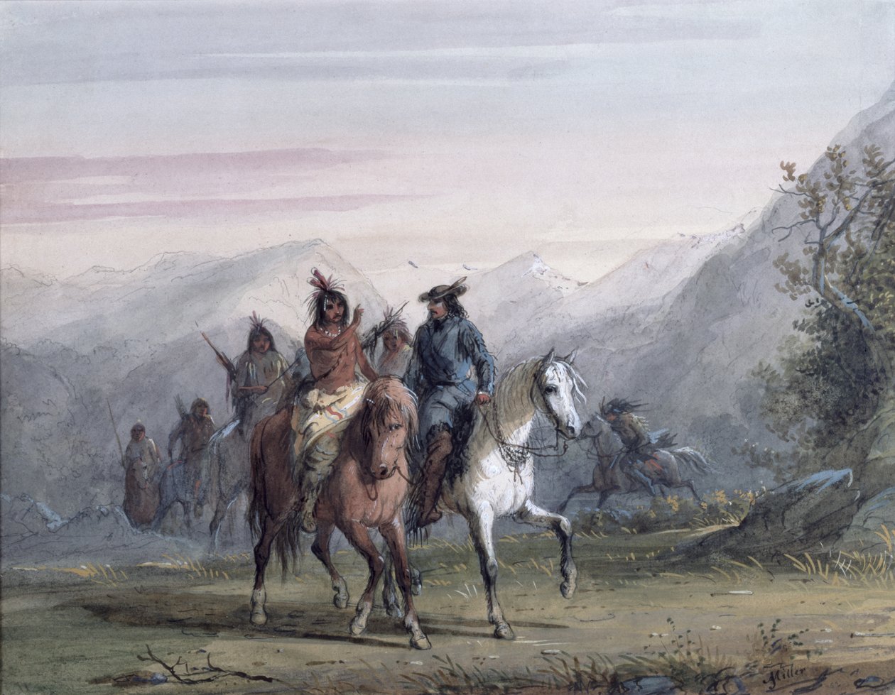 साइन्स द्वारा बातचीत, 1837 द्वारा अल्फ्रेड जैकब मिलर
