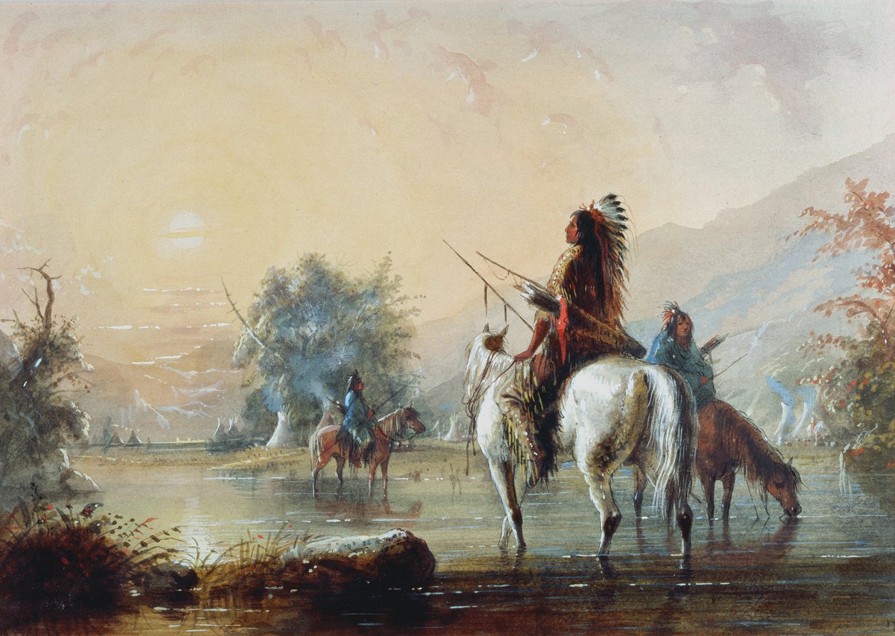 क्रो एग्जीबिशन, 1837 द्वारा अल्फ्रेड जैकब मिलर