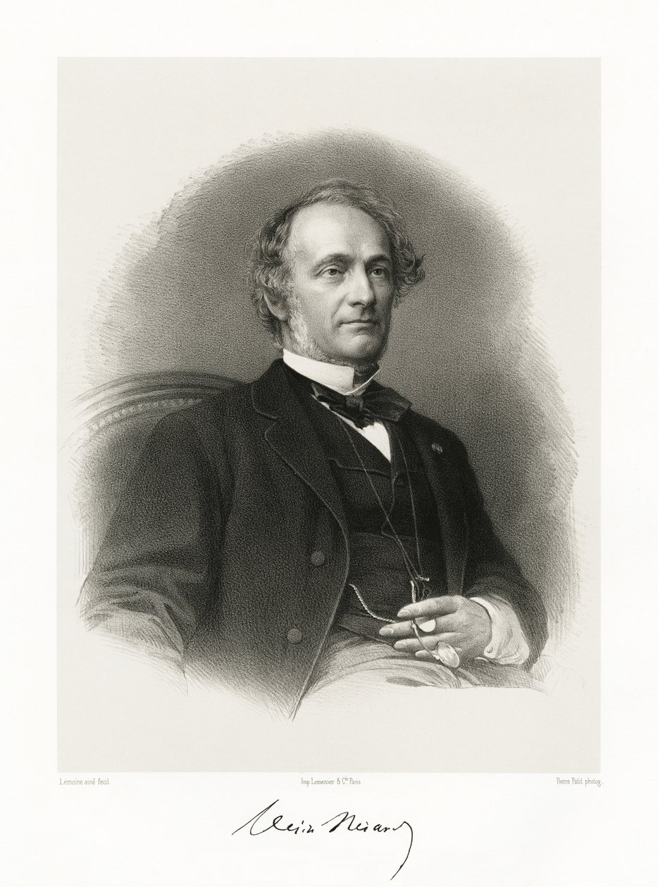 जीन मैरी नेपोलियन डिज़ायर निसार्ड, 1865-66 द्वारा अल्फ्रेड लेमोइन