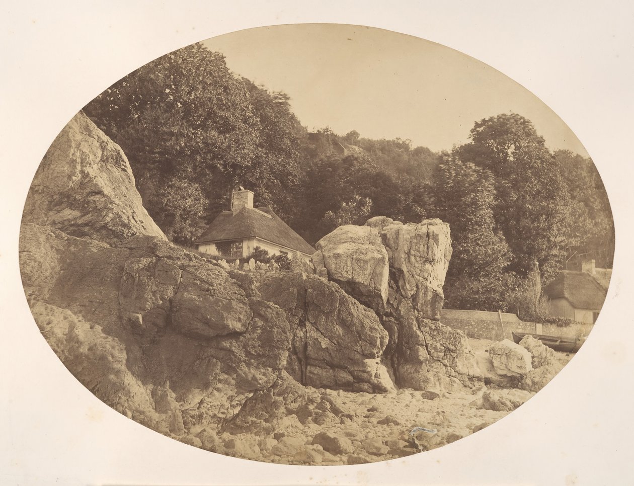 बब्बीकोम्बे, समुद्र तट से, 1857। द्वारा अल्फ्रेड बैट्सन