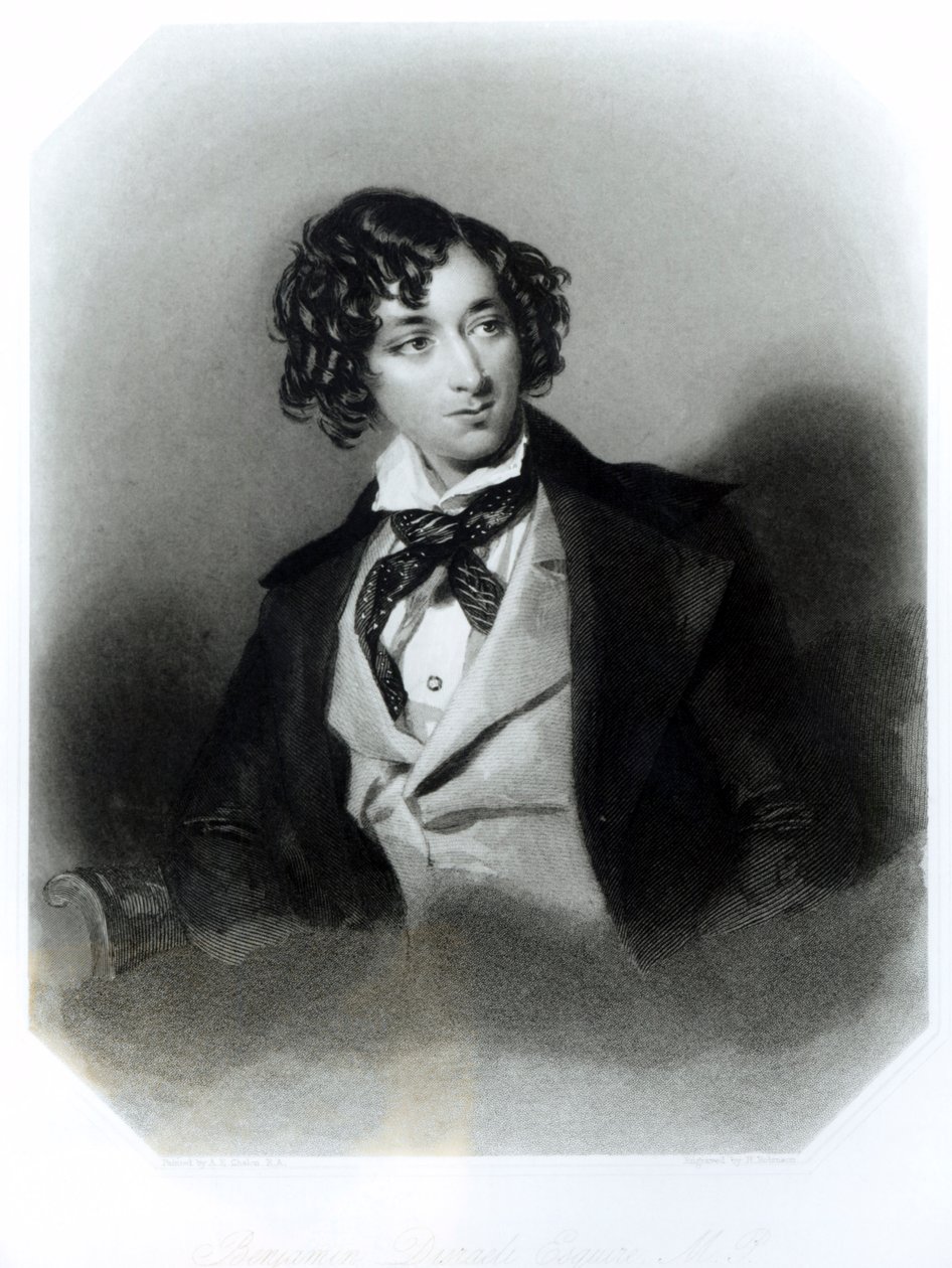 बेंजामिन Disraeli Esquire (1804-81) सांसद, एच। रॉबिन्सन द्वारा उत्कीर्ण चित्र, c.1.140 द्वारा अल्फ्रेड एडवर्ड चैलन
