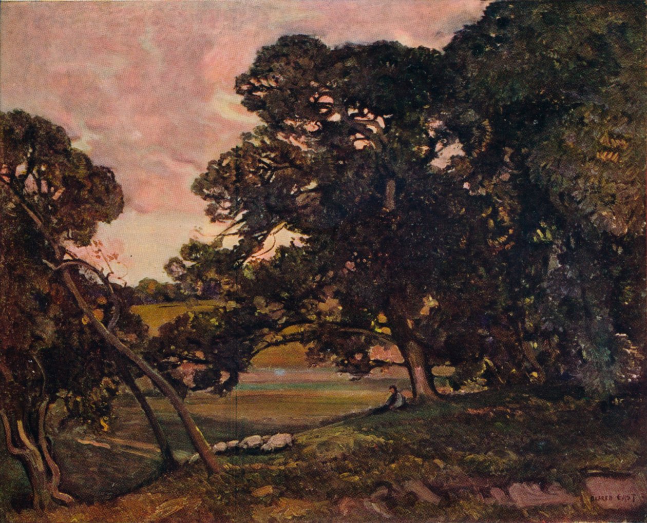 Cotswolds में, c1909 द्वारा अल्फ्रेड पूर्व