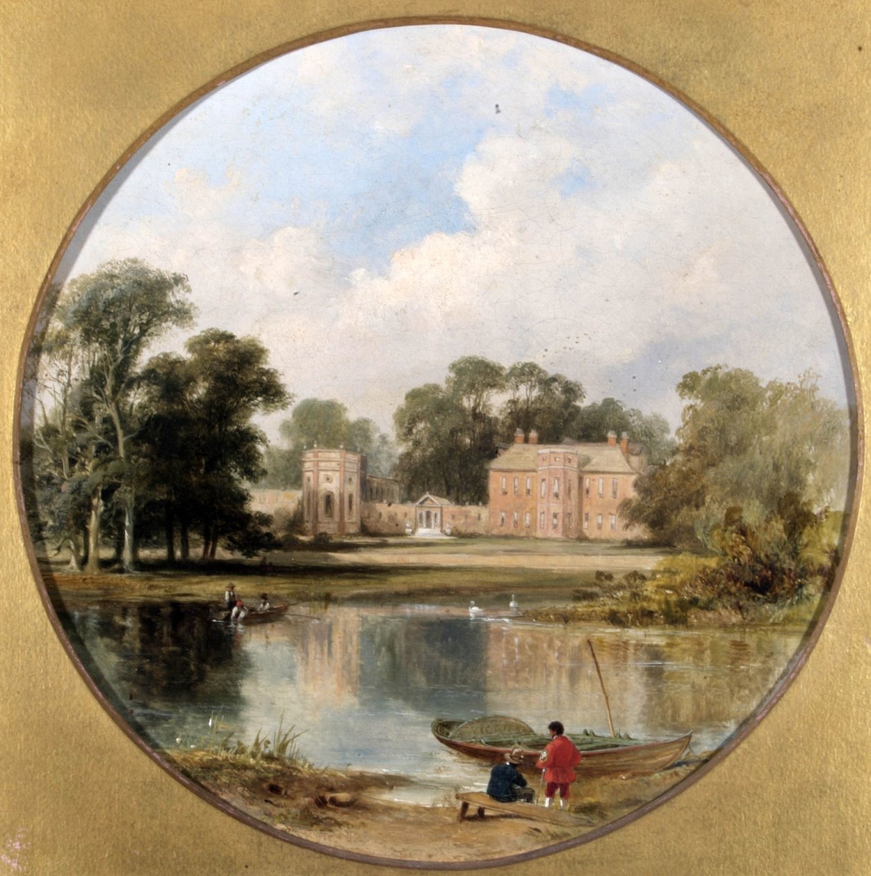 ऑरलियन्स हाउस, c.1840 द्वारा अल्फ्रेड गोमर्सल विकर्स