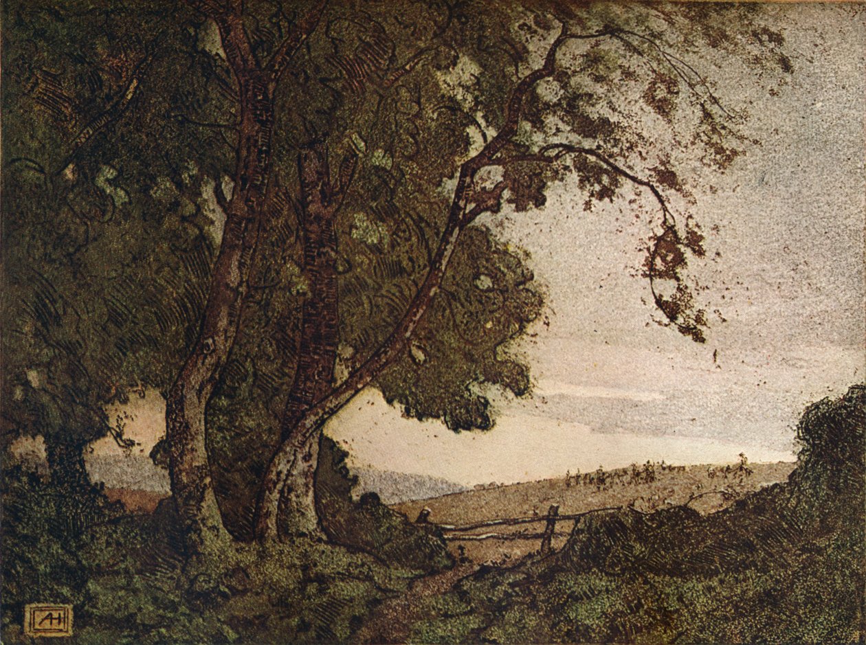 द ड्रोपिंग ऐश, c1910 द्वारा अल्फ्रेड हार्टले
