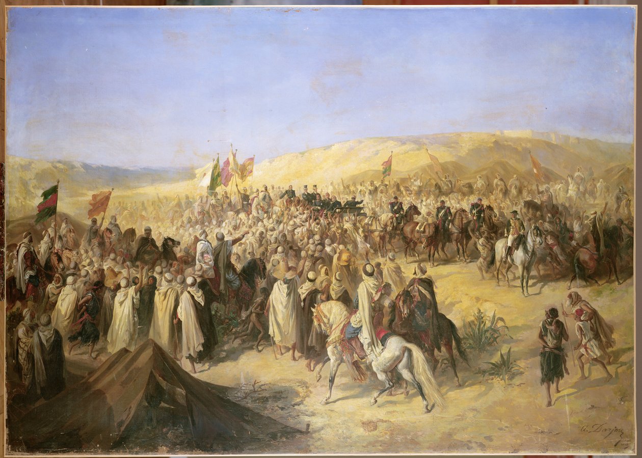 नेपोलियन III (1808-73) अल्जीरिया में, 21 मई 1865 द्वारा अल्फ्रेड हेनरी दार्जु