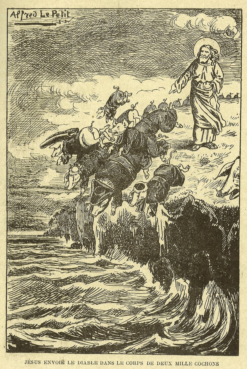 ग्रॉस-जीन एट सन क्योर में अल्फ्रेड ले पीट (1841-1909) का चित्रण द्वारा अल्फ्रेड ले पेटिट