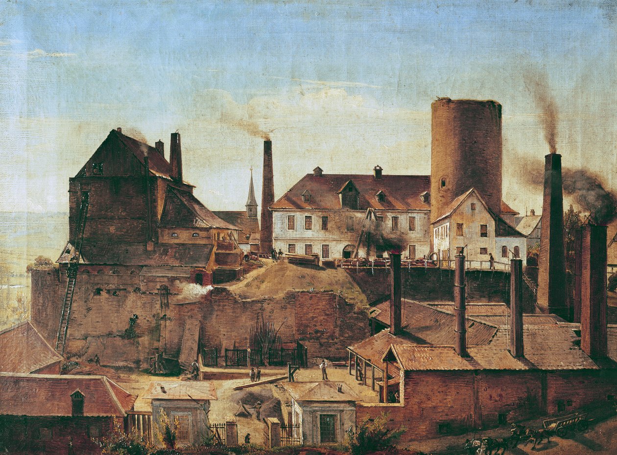 बर्ग वेटर में हरकोर्ट फैक्ट्री, c.1834 द्वारा अल्फ्रेड रिटेल