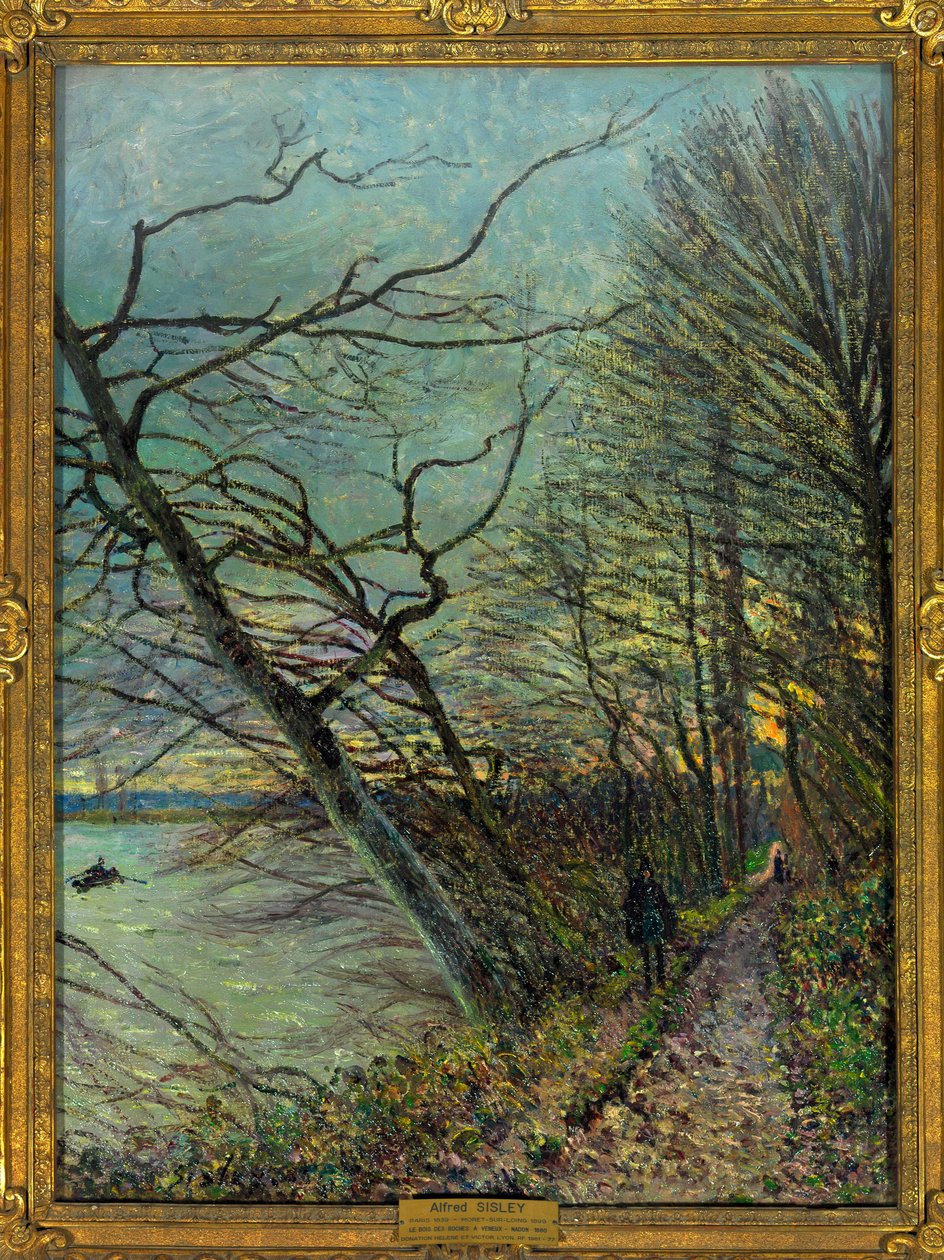 Le bois des Roches, Veneux - Nadon (Veneux-les-Sablons), seine et marne पेंटिंग अल्फ्रेड सिसली द्वारा (1839-1899) 1880 डिम 0.73 x 0.55 मीटर पेरिस म्यूसी डू लौवर अनिवार्य उल्लेख: दान हेलेन और विक्टर ल्यों द्वारा अल्फ्रेड सिसली