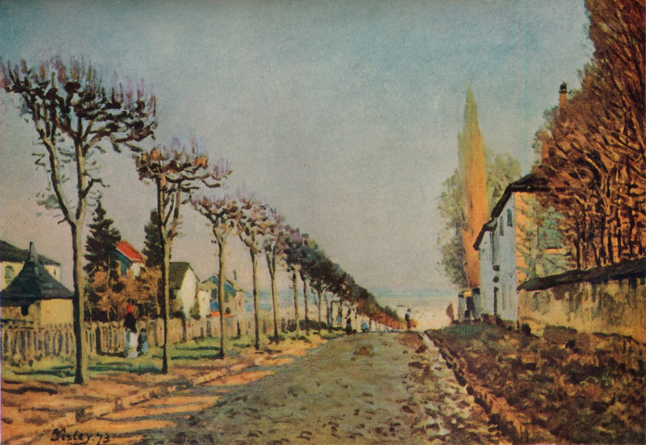 द रोड टू द मशीन, 1873, 1929 द्वारा अल्फ्रेड सिसली