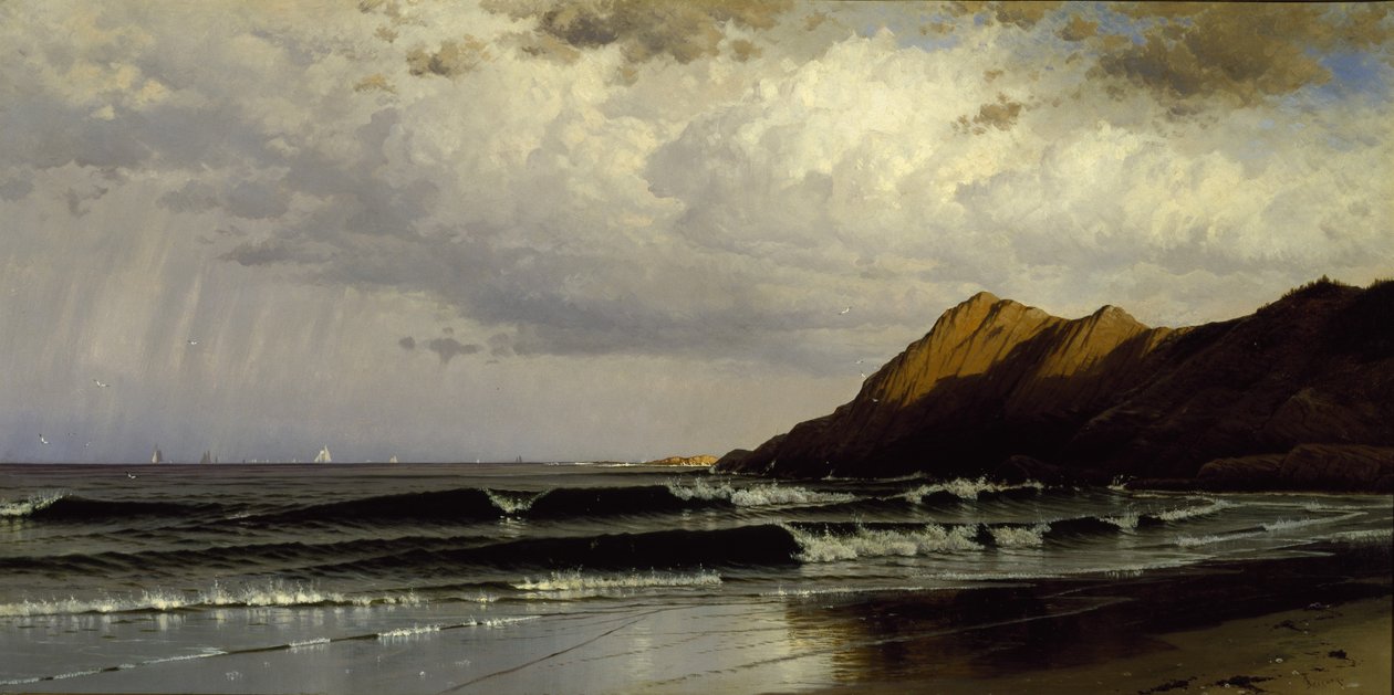 समय और ज्वार, C.1873 (कैनवास पर तेल) द्वारा अल्फ्रेड थॉम्पसन ब्रिचर