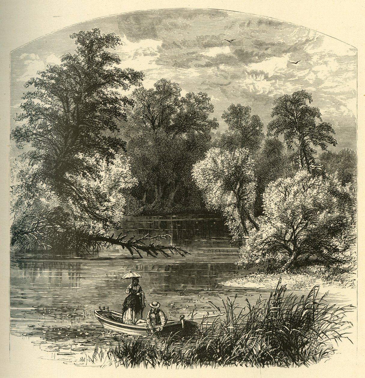 आइलेट्स का समूह, 1874। द्वारा अल्फ्रेड वाउड