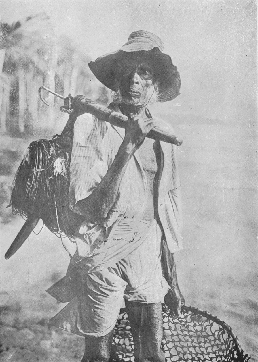 मछुआरा, c1890, 1910 द्वारा अल्फ्रेड विलियम अमैंडस प्लेट