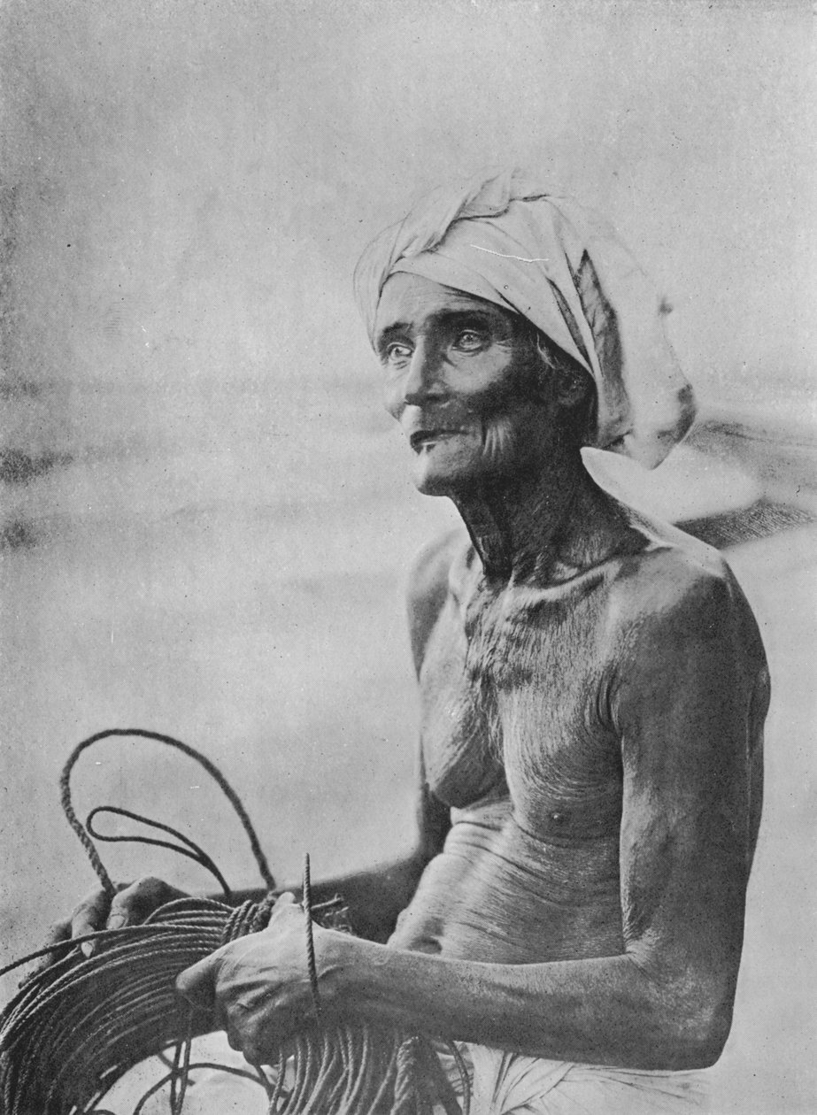 मछुआरा, c1890, 1910 द्वारा अल्फ्रेड विलियम अमैंडस प्लेट