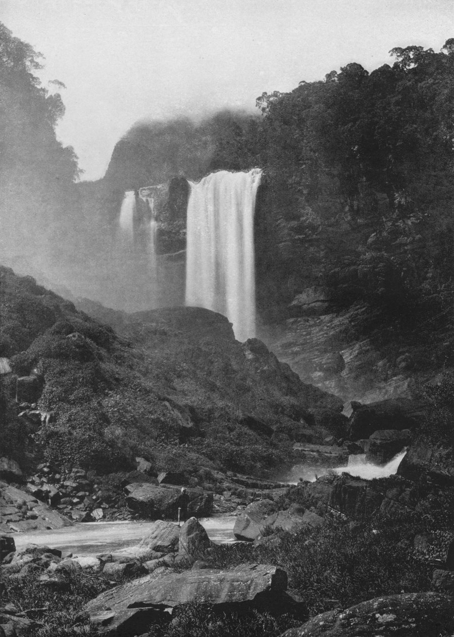 लक्षापना फॉल्स, c1890, 1910 द्वारा अल्फ्रेड विलियम अमैंडस प्लेट