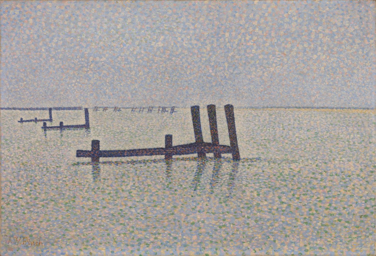 चैनल Nieuwpoort पर, सी। 1889 द्वारा अल्फ्रेड विलियम फिंच