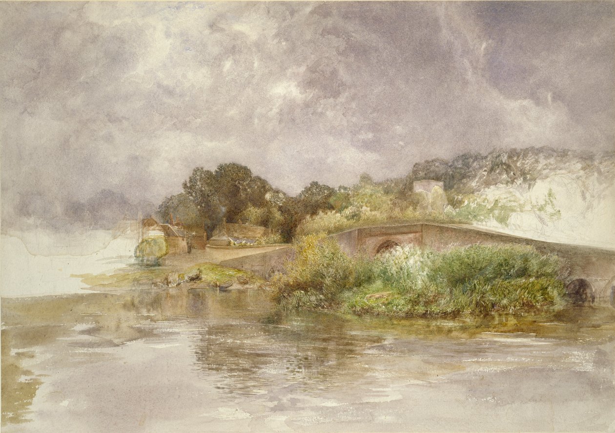 सोनिंग ब्रिज, c1882 द्वारा अल्फ्रेड विलियम हंट